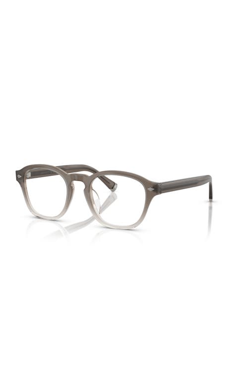 Brunello Cucinelli 50mm Square Optical Glasses In Gray