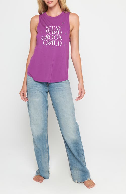 Spiritual Gangster Wild Moon Child Jade Tank In Purple