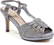 LADY COUTURE Midnight Rhinestone Sandal