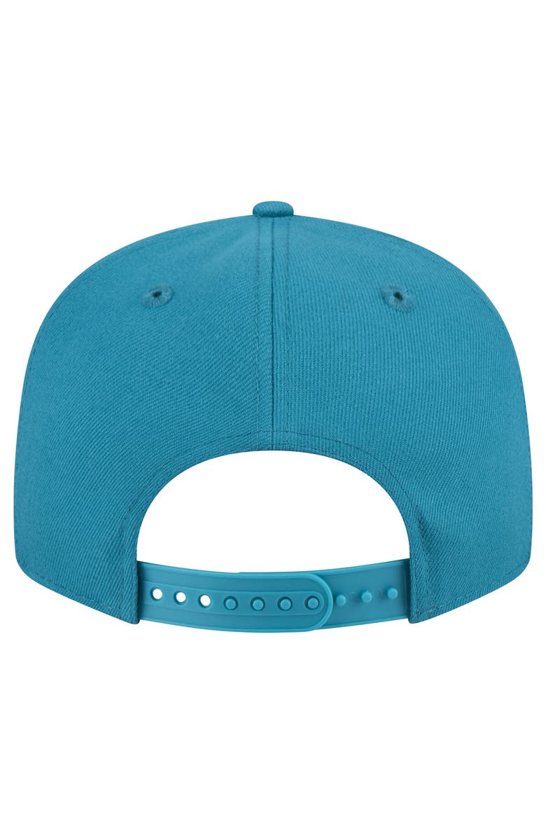 New Era Men's New Era Teal Jacksonville Jaguars Throwback Crawl Standard 9FIFTY Snapback Hat, Alternate, color, Teal