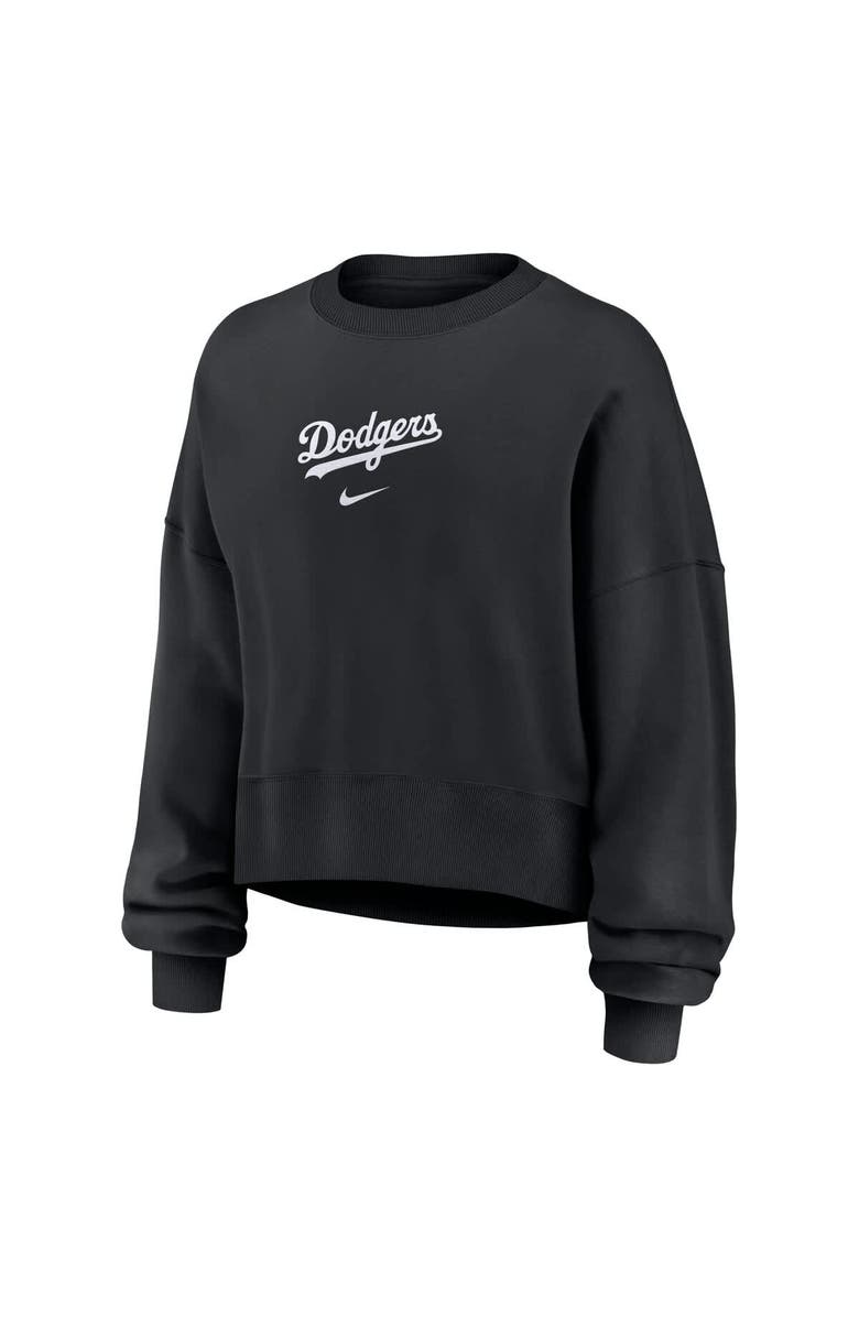 Nike Women's Nike Black Los Angeles Dodgers Oversized Primetime Sweatshirt, Alternate, color, Black