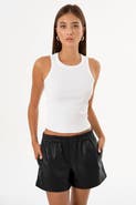 LAMARQUE VICKI | Rib Knit Tank Top