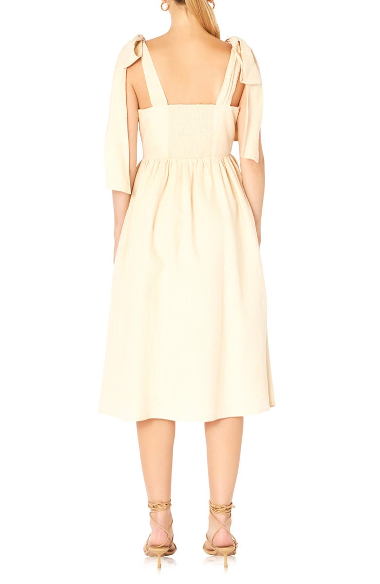 Endless Rose Bow Tie Strap Sundress, Alternate, color,