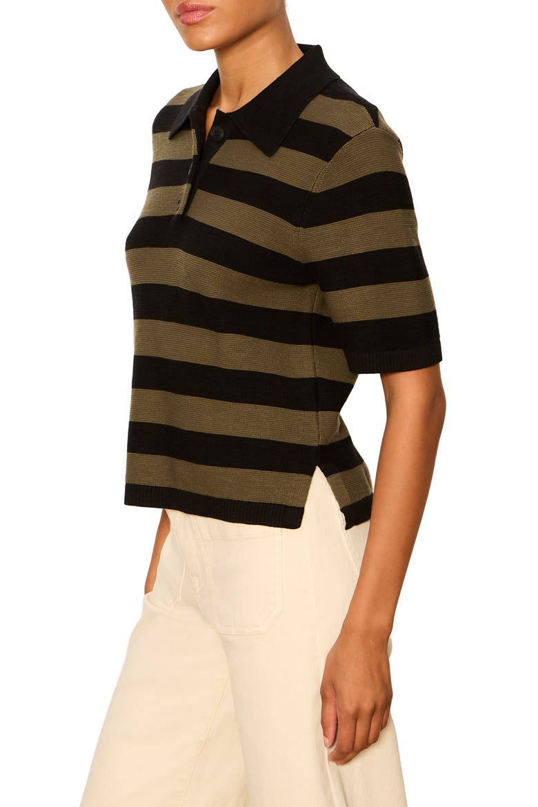 For Keep Polo Sweater, Alternate, color, BROOKLYN GREEN STRIPE