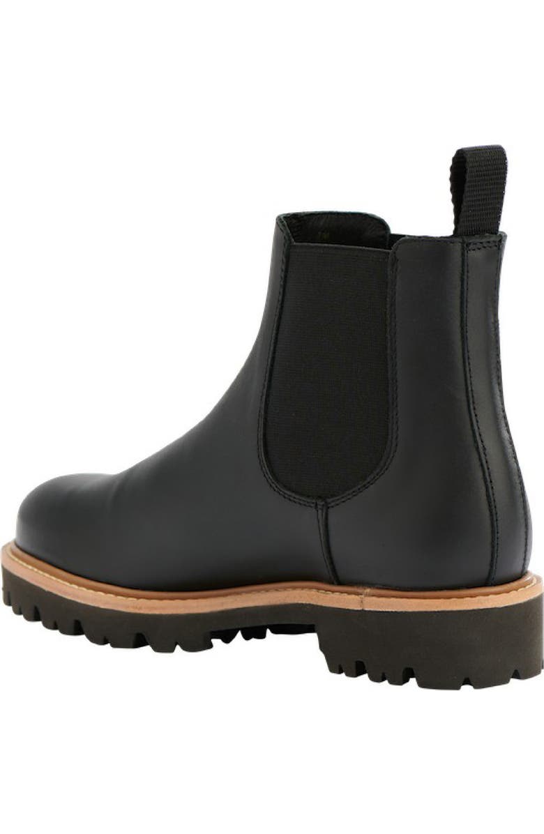 Nisolo Go-To Lug 2.0 Chelsea Boot, Alternate, color, Black