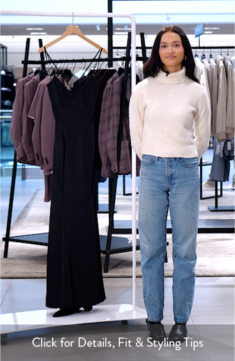 Tie Back Satin Gown, sales video thumbnail