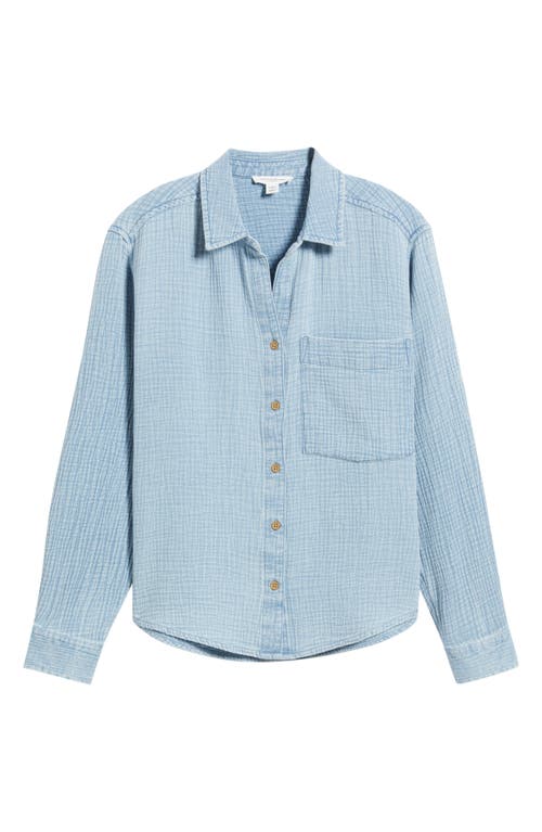 BEACHLUNCHLOUNGE BEACHLUNCHLOUNGE CONNIE COTTON GAUZE BUTTON-UP SHIRT