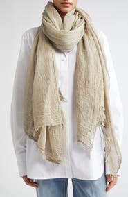 TOTEME Crinkled Gauze Scarf