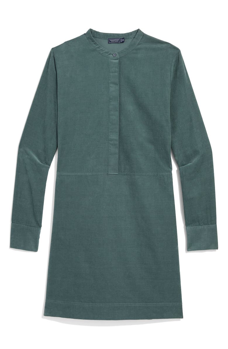 vineyard vines Eva Long Sleeve Shift Dress, Main, color, Balsam