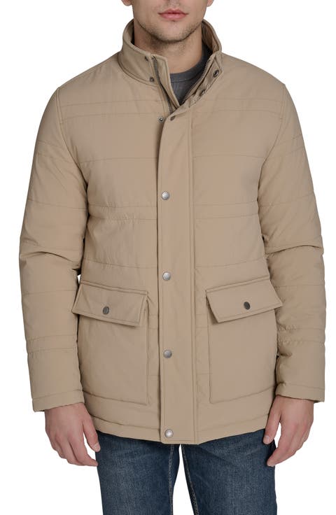 Stretch Crinkle Quilted Jacket