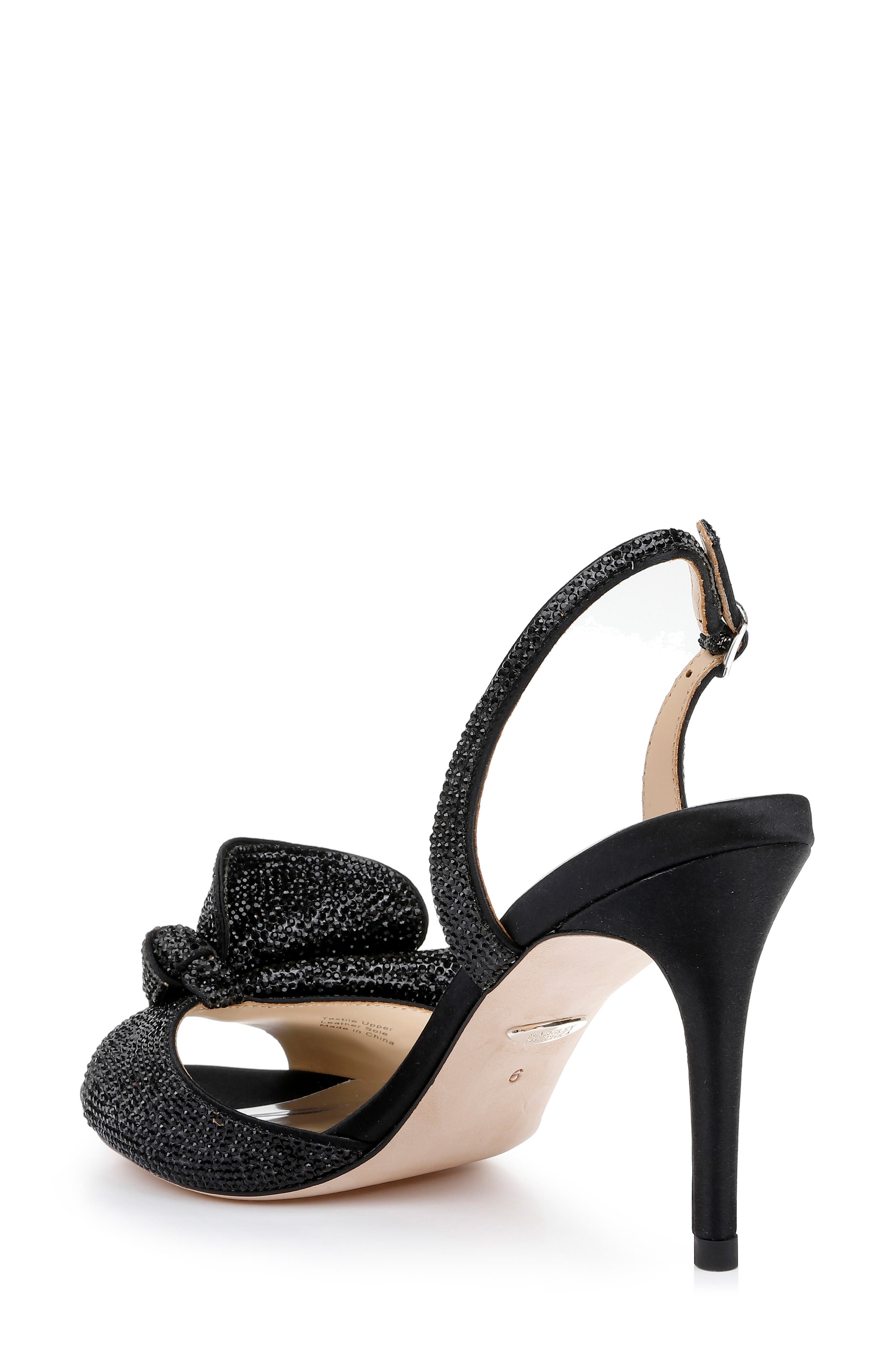 Badgley Mischka Collection Rennie Embellished Slingback Sandal, Alternate, color, 