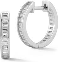GLAZE JEWELRY Baguette Huggie Hoop Earrings