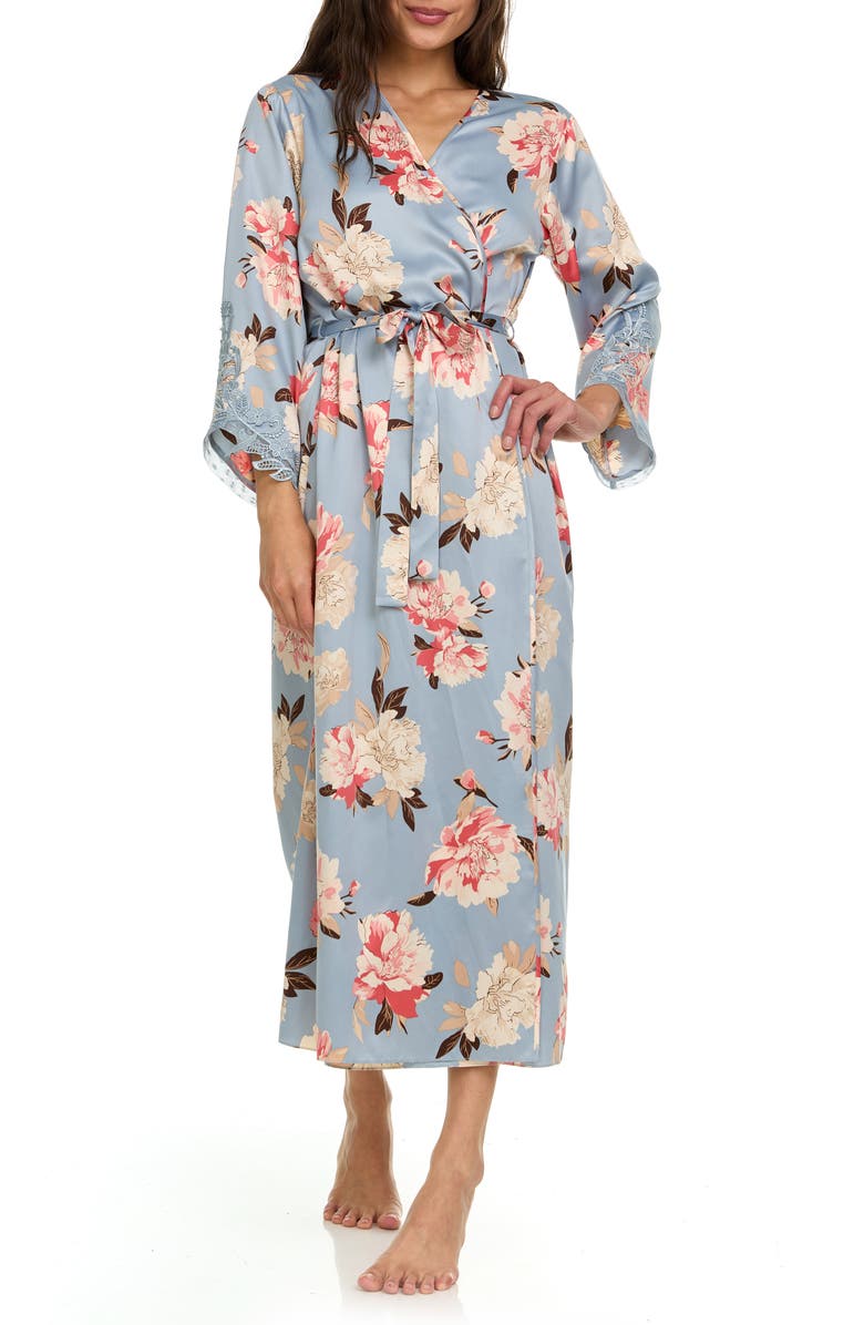 Stella Charmeuse Venise Trim Robe