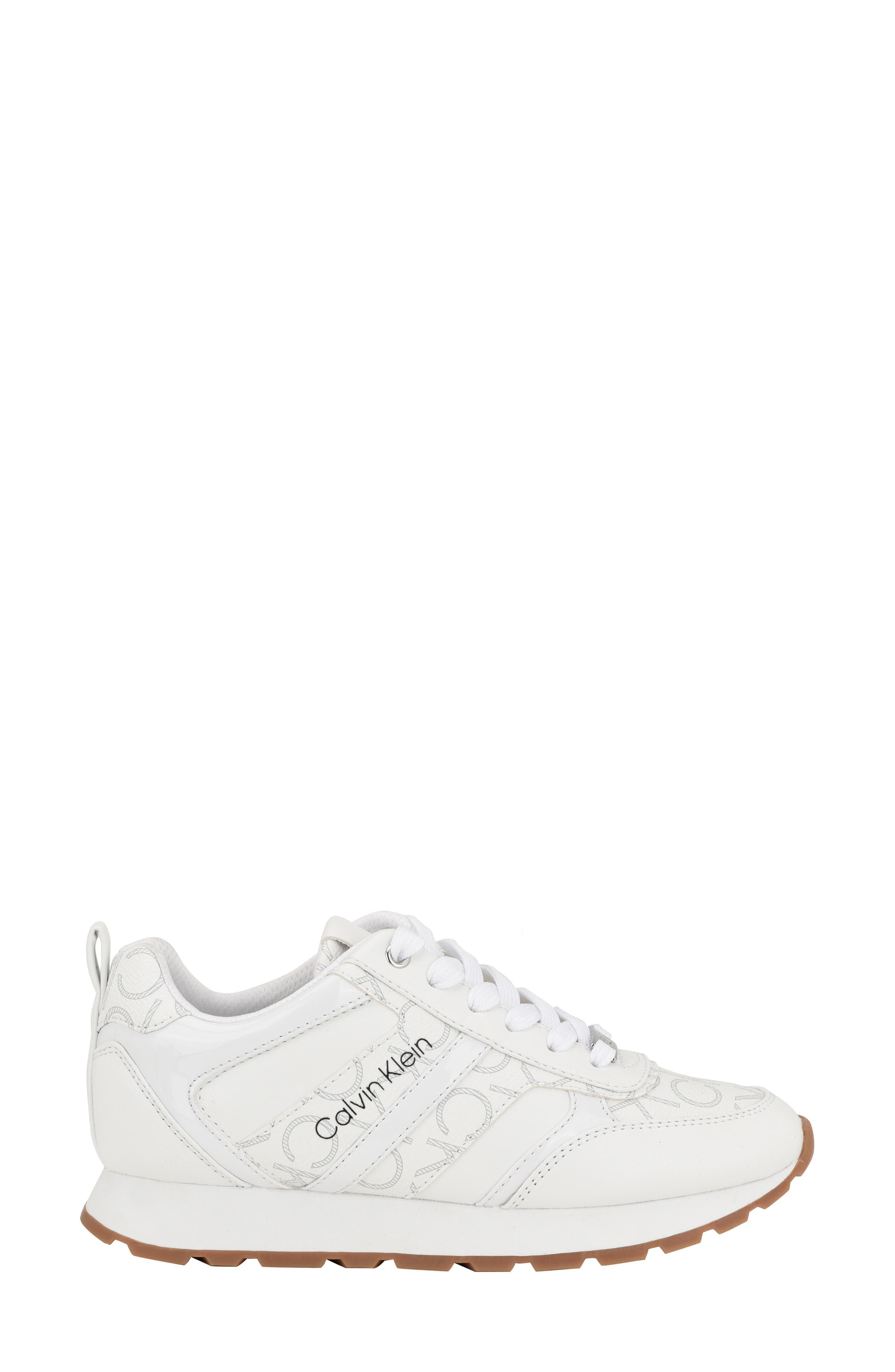 Carlla Lace Up Sneaker, Alternate, color, WHITE