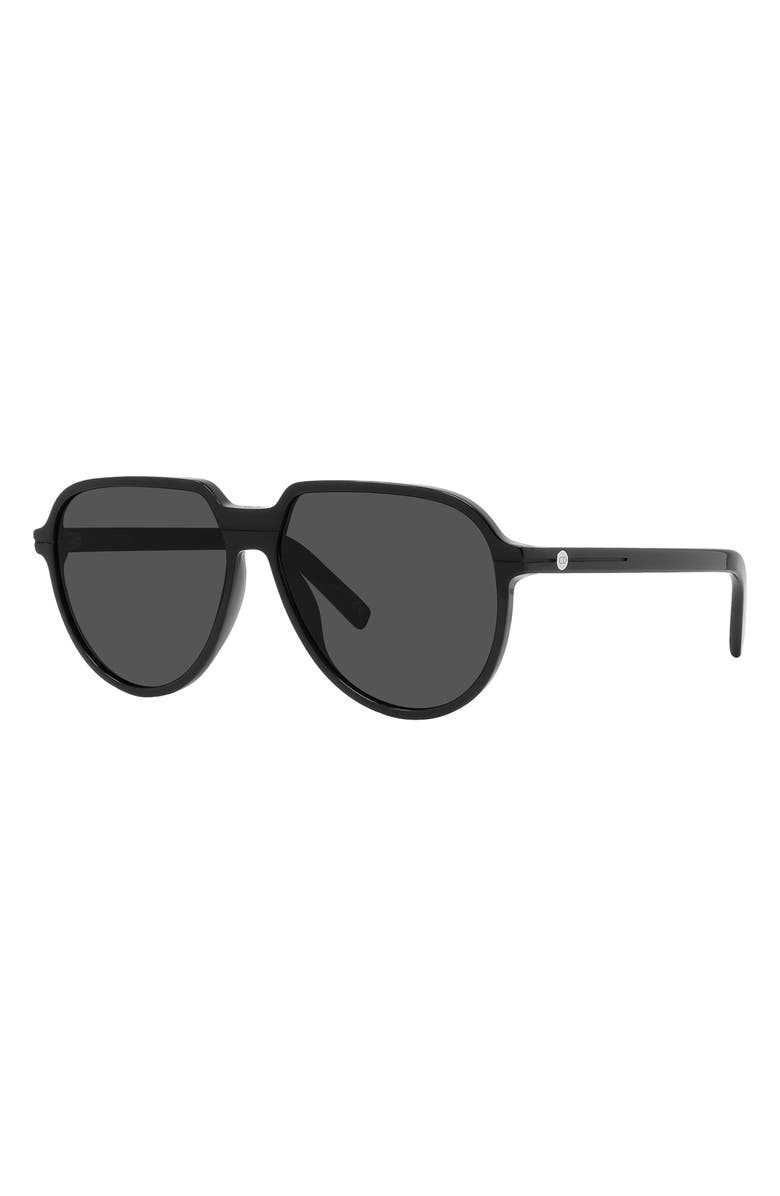 DIOR 'DiorEssential AI 58mm Pilot Sunglasses, Alternate, color, 
