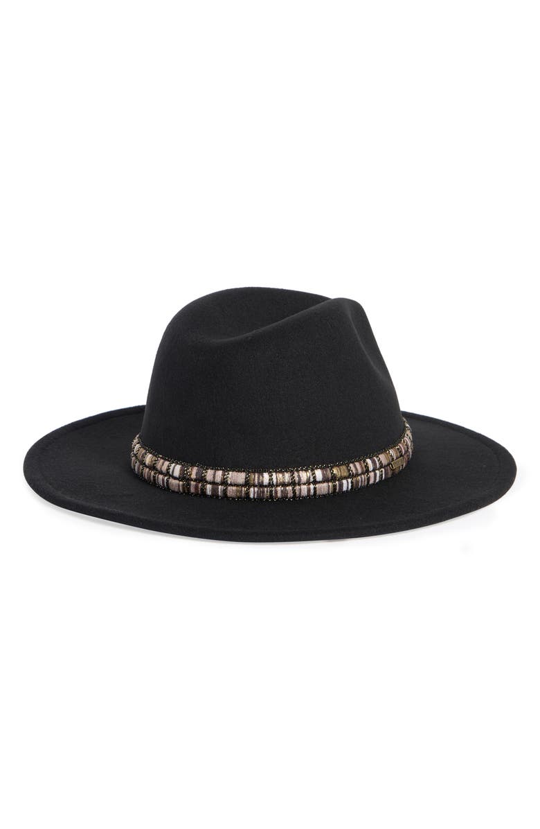 Nine West Felt Panama Hat, Alternate, color, 
