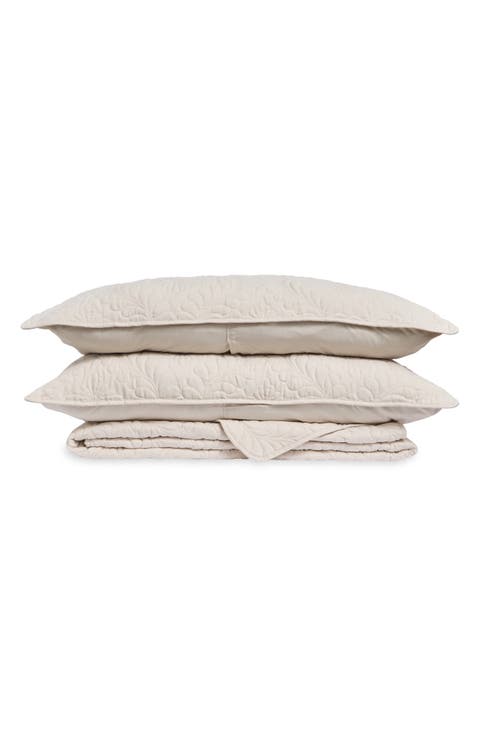 Garment Washed Comforter & Pillow Sham Set