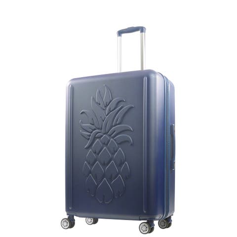 30.5" Hard-Sided 3D Pineapple Luggage  with Drawstring Bag