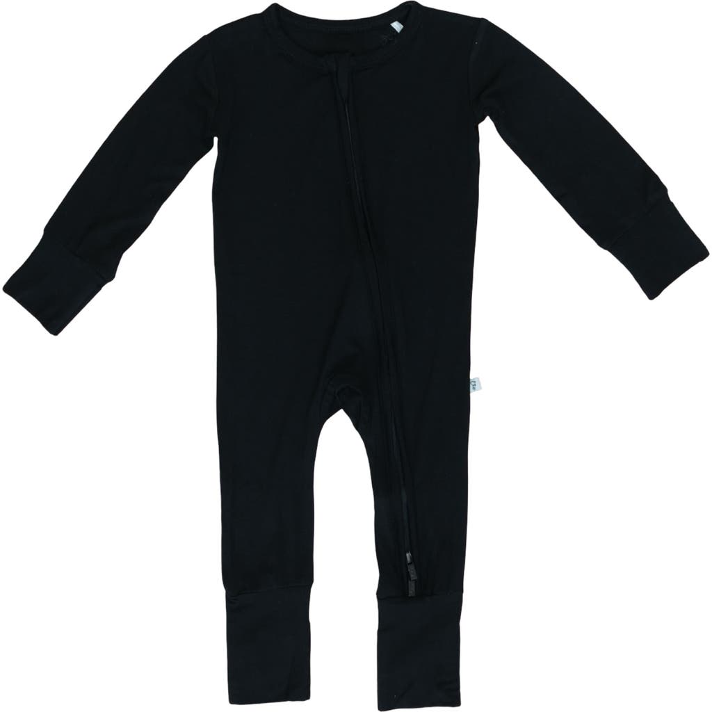 Laree + Co Allie Black Convertible Footie In Black