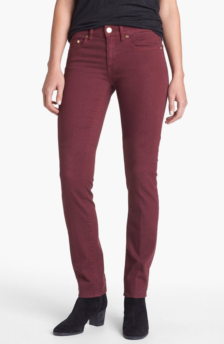 Tory Burch 'Ivy' Colored Super Skinny Jeans, Main, color, 