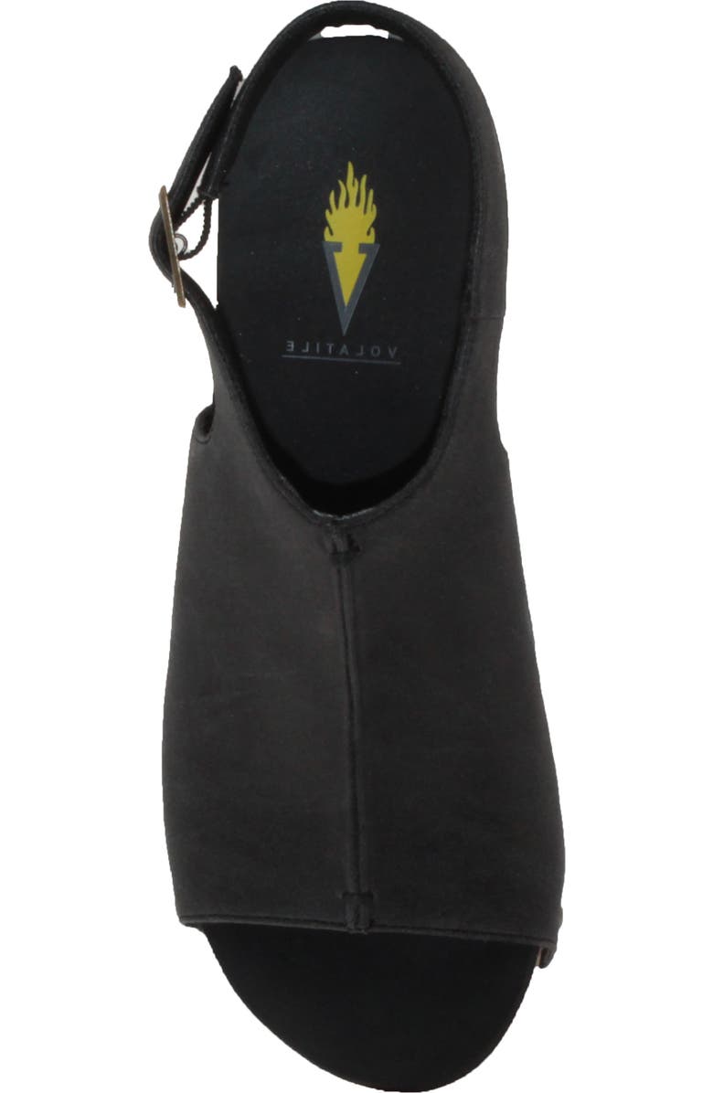 Volatile Division Platform Wedge Sandal, Alternate, color,