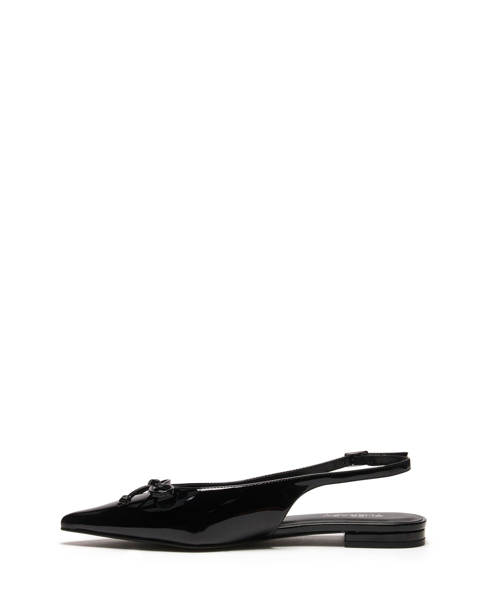Therapy Australia Lavin Slingback Ballet Flat, Alternate, color, Black Patent Pu