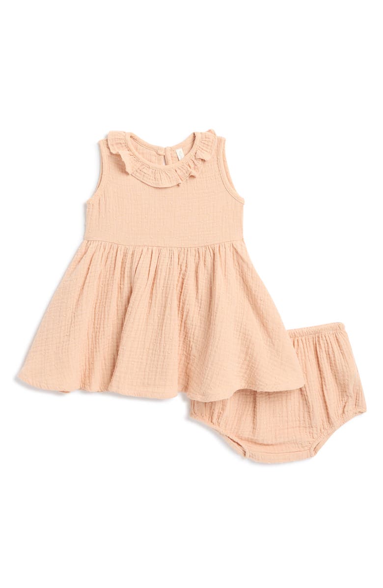 Rylee + Cru Kids' Marie Sleeveless Dress & Bloomers Set, Main, color, 