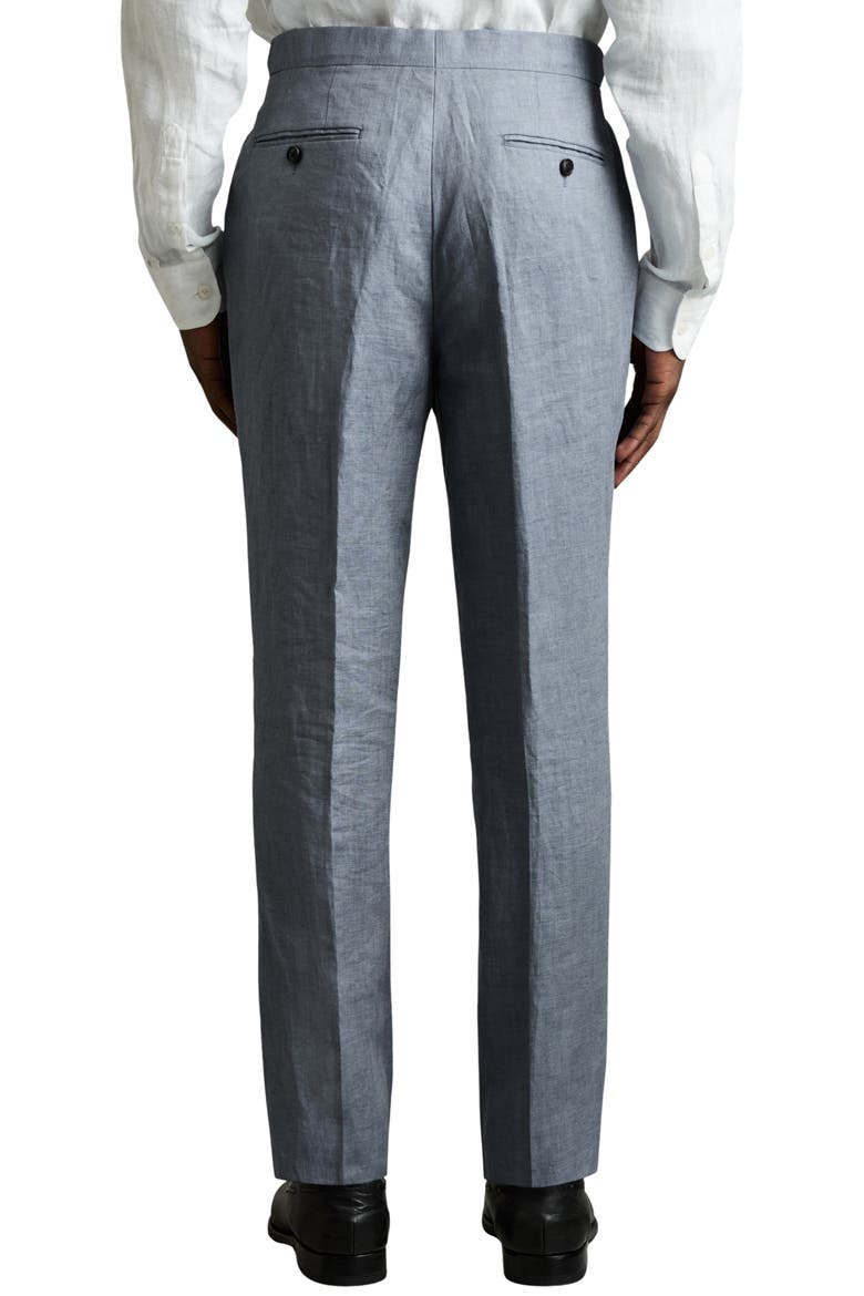 Warner Linen Dress Pants, Alternate, color, AIRFORCE BLUE