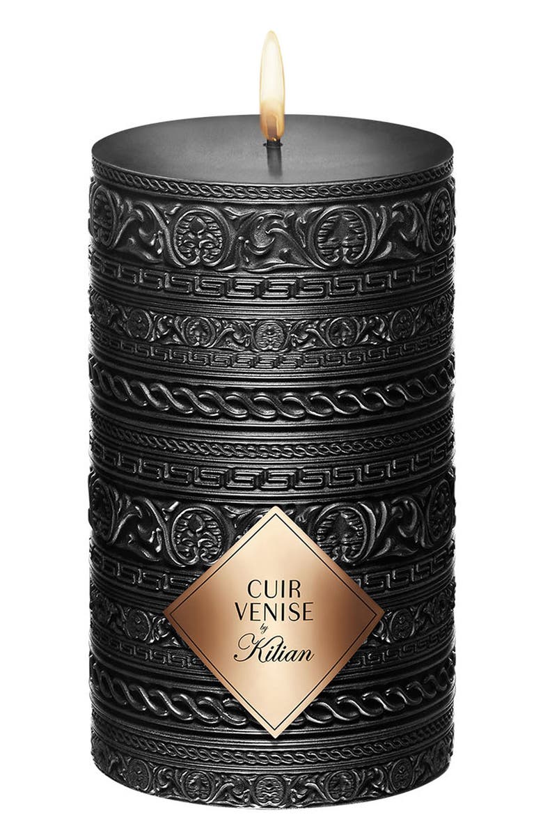 Kilian Paris Cuir Venise Pillar Candle, Main, color,