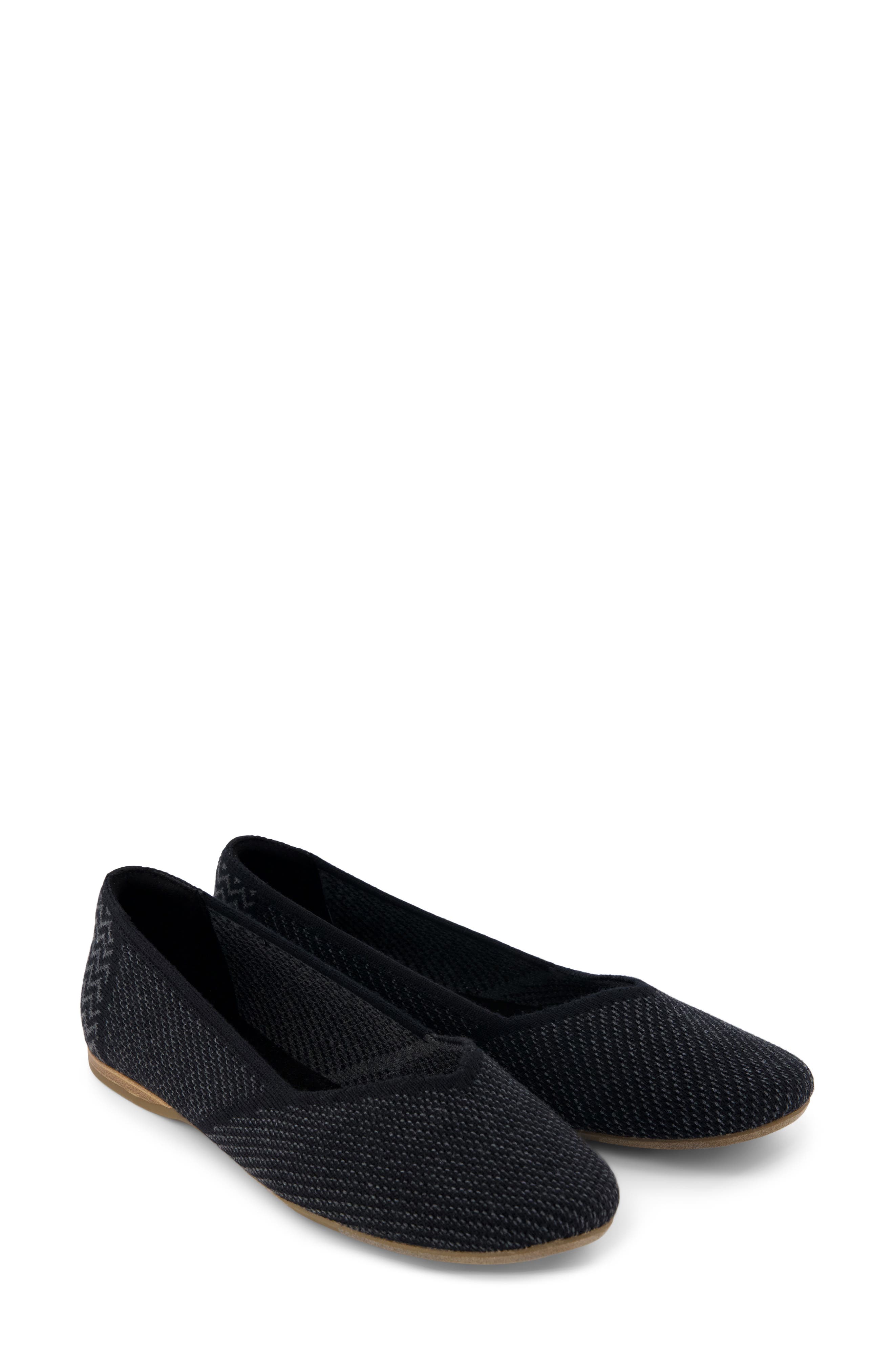 TOMS Gemma Ballet Flat, Main, color, Black