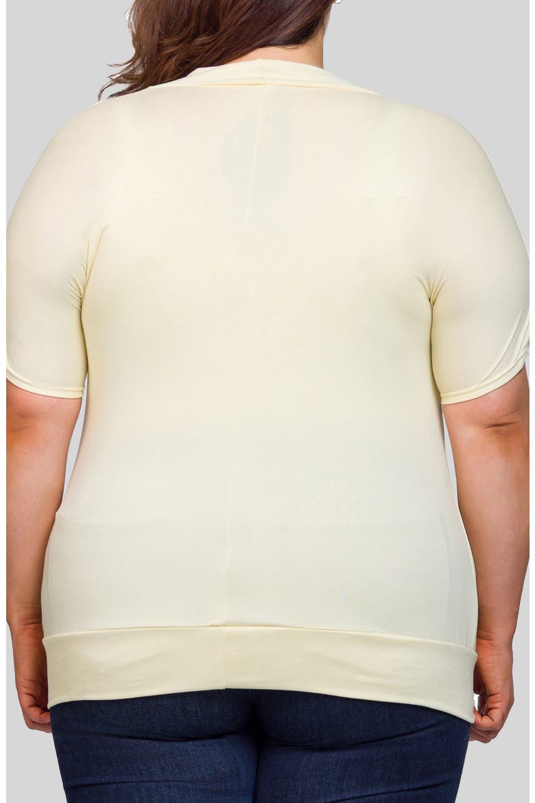 Cowl Neck Top, Alternate, color, YELLOW