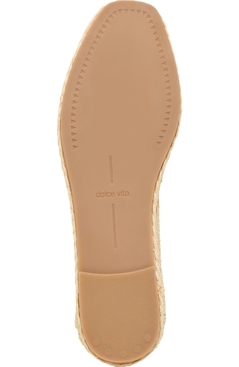 Dolce Vita Tianna Ballet Flat, Alternate, color, Light Natural Raffia Lace