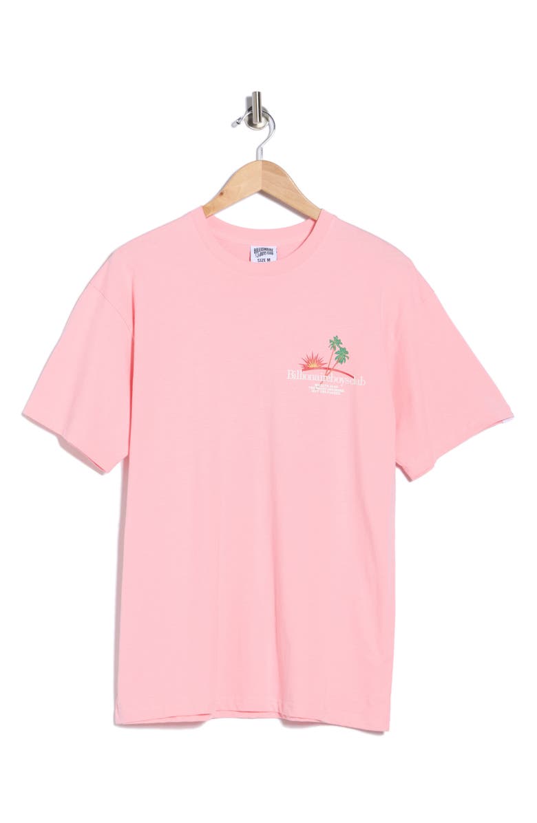 Billionaire Boys Club Palms Cotton Graphic T-Shirt, Main, color, Candy Pink