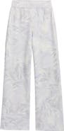 Walking on Sunshine Kids' Cloud Leaf Print Relaxed Pants
