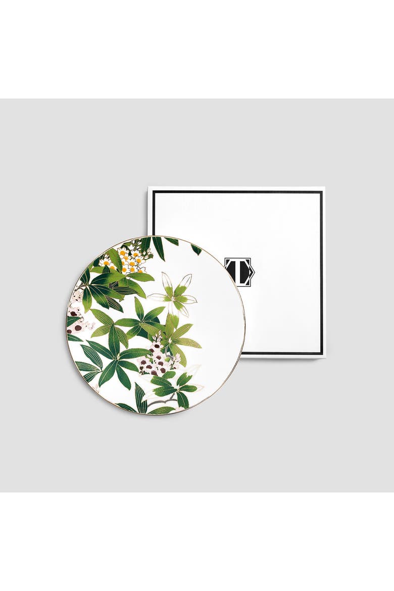 Belize plate, Alternate, color, White
