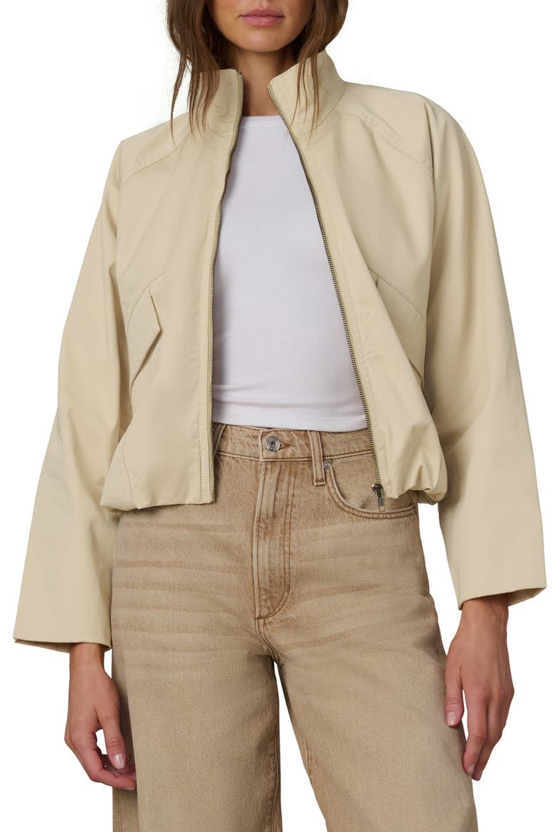 The Zip Bubble Jacket, Main, color, STONE