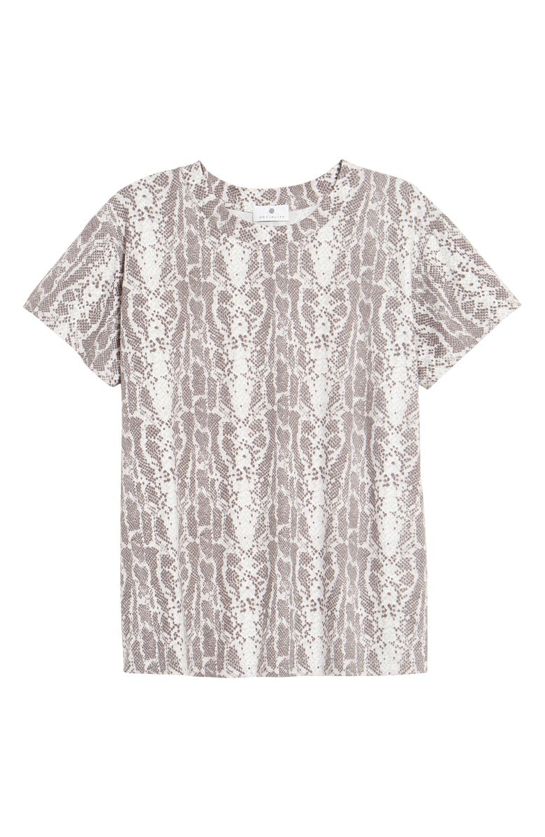 Socialite Crewneck T-Shirt, Alternate, color, 