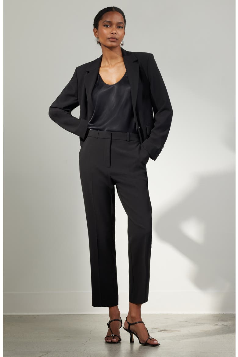 The Hanna Slim Fit Blazer, Alternate, color, BLACK