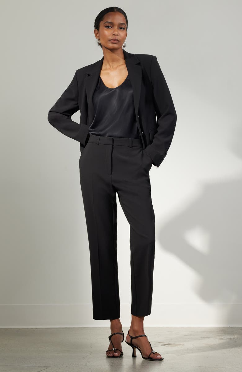 Nordstrom The Hanna Slim Fit Blazer, Alternate, color, Black