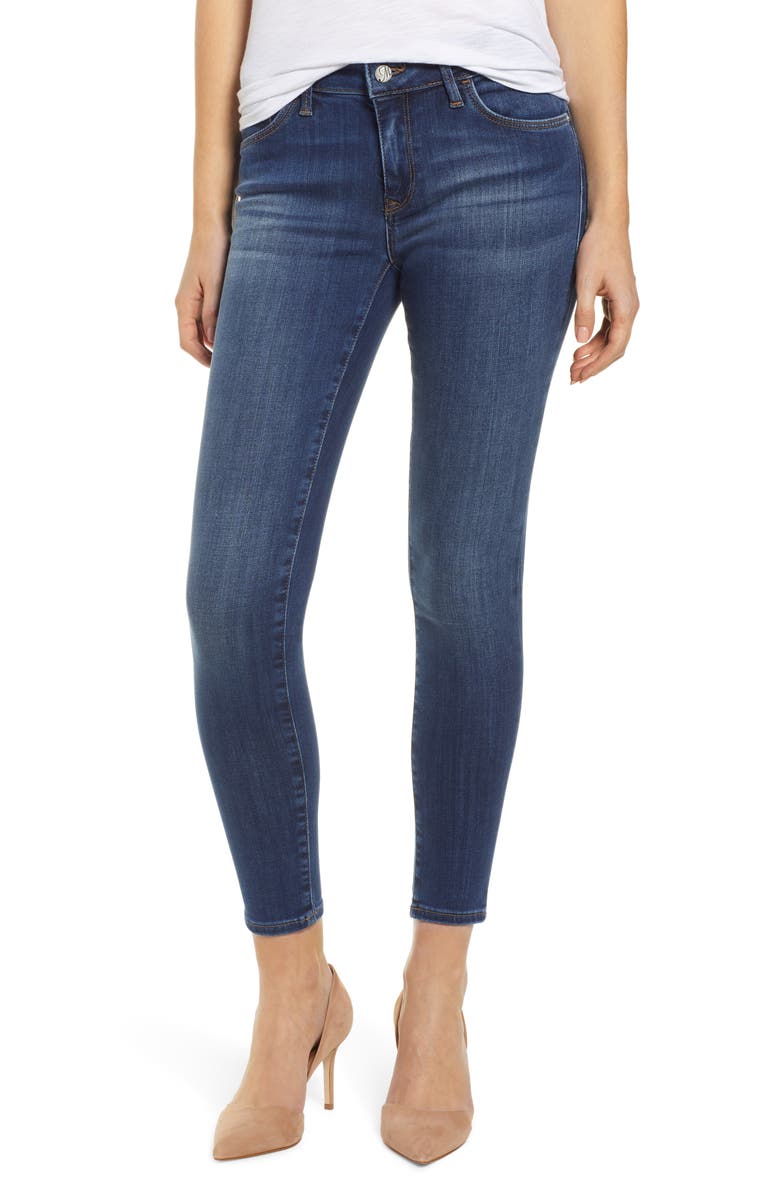 Mavi Jeans Adriana Skinny Jeans, Main, color, 