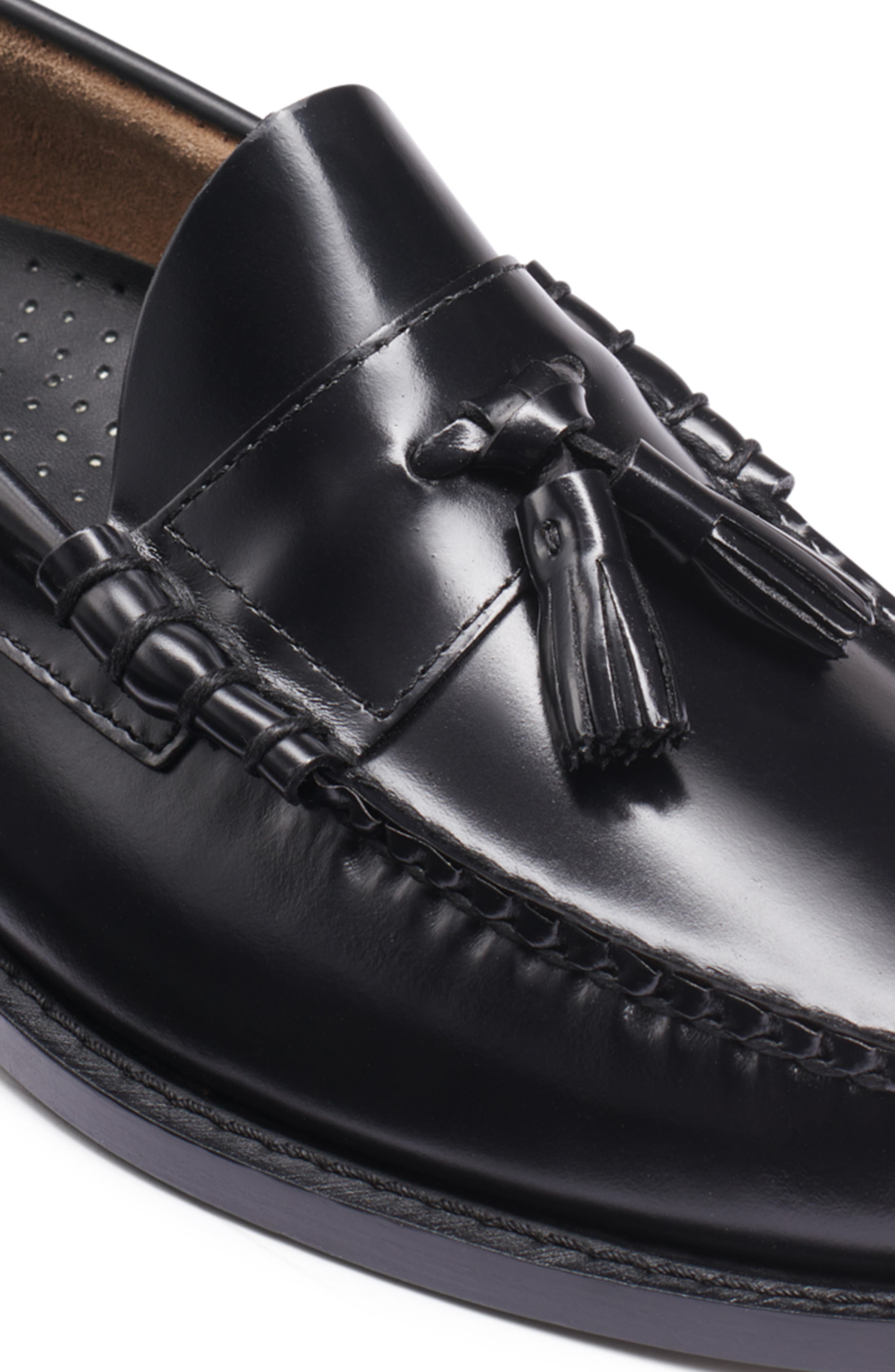G.H.BASS Lennox Tassel Weejun Loafer, Alternate, color, Black