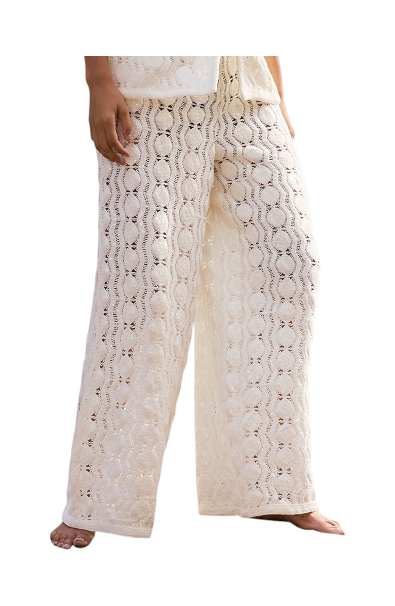 MINT VELVET Crochet Sequin Trousers, Main, color,