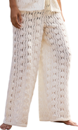 MINT VELVET Crochet Sequin Trousers