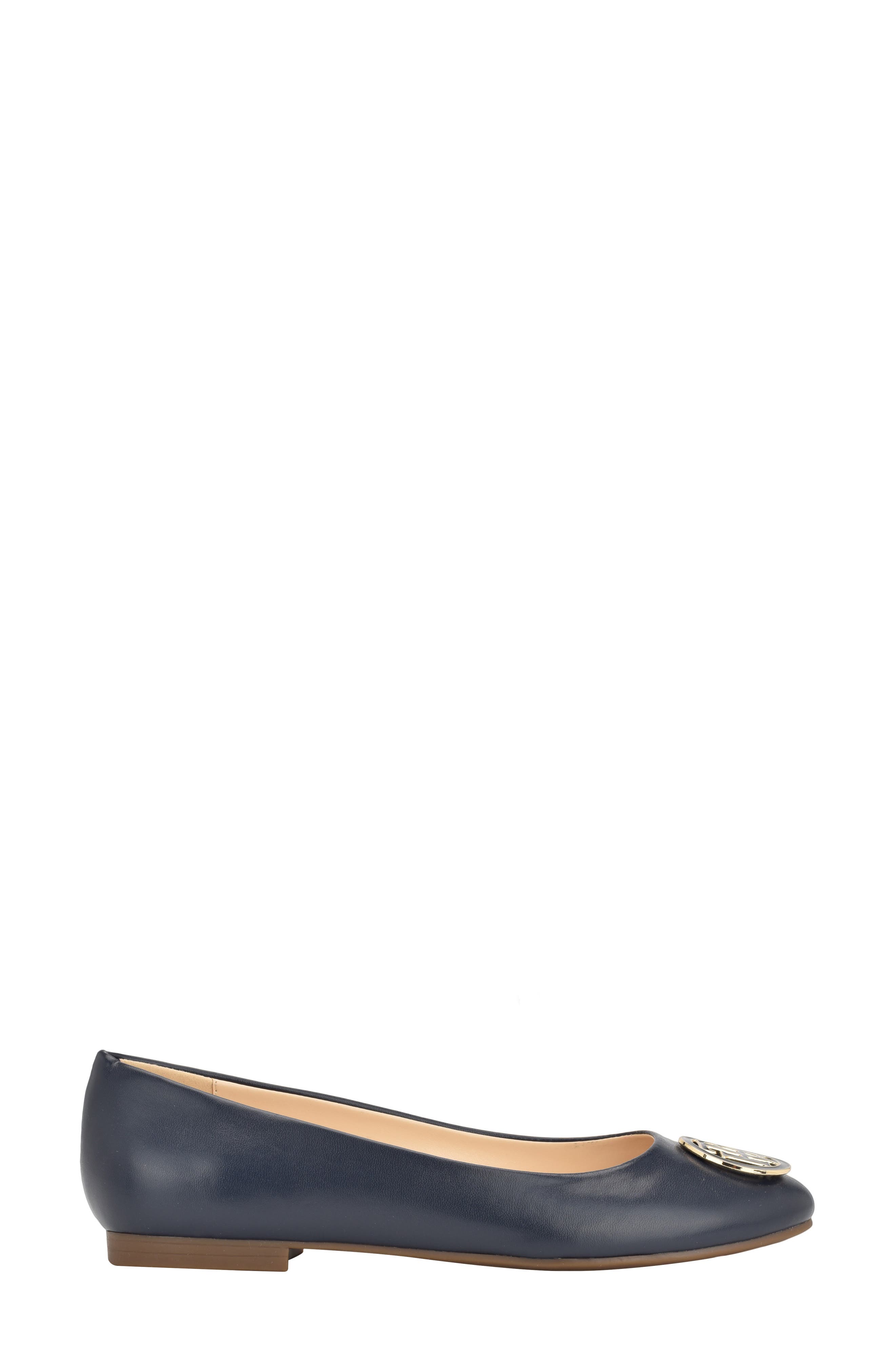 Tommy Hilfiger Ganimnay Flat, Alternate, color, Navy