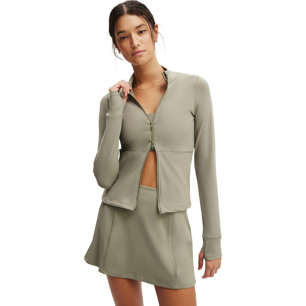 COTTON ON BODY ACTIVE CORE ZIP THROUGH LONG SLEEVE
