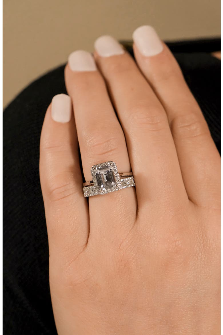 Arden Cubic Zirconia Ring, Alternate, color, SILVER