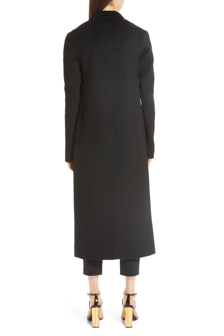 Cashmere Coat, Alternate, color, BLACK