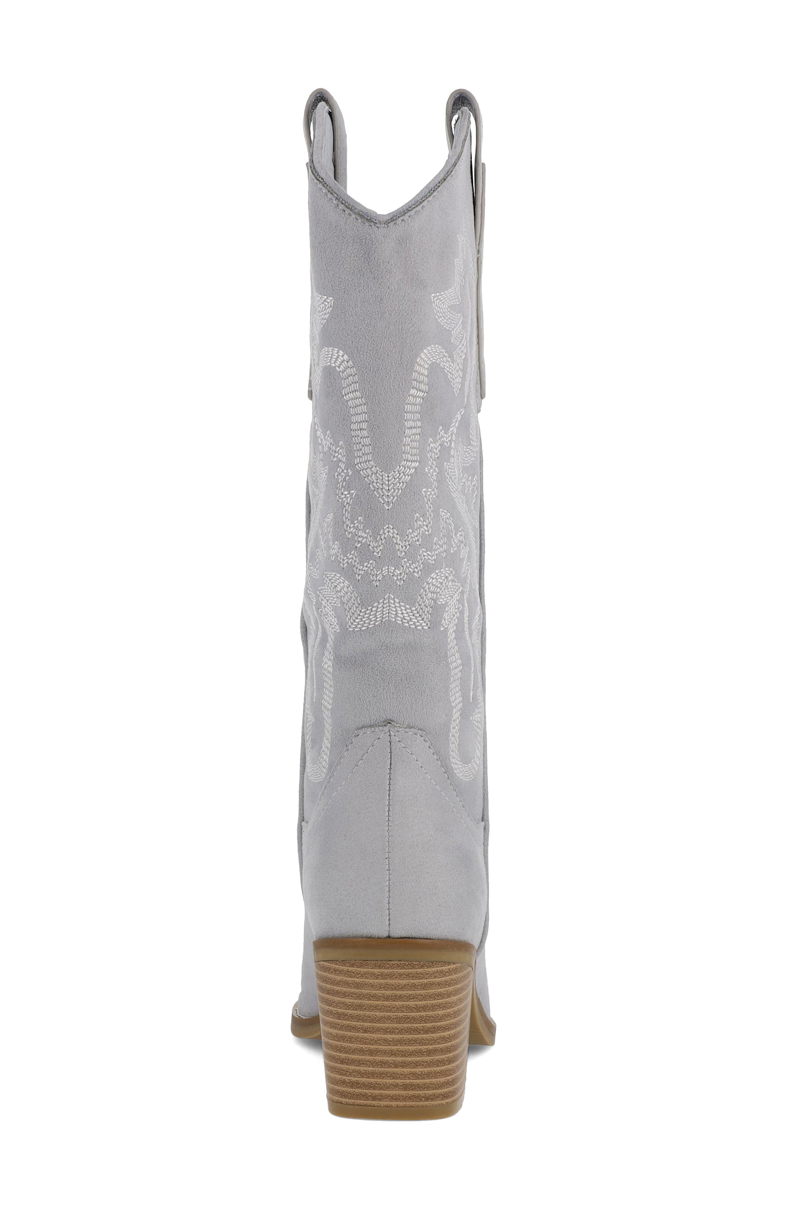 MIA Crosley Western Boot, Alternate, color, Light Blue