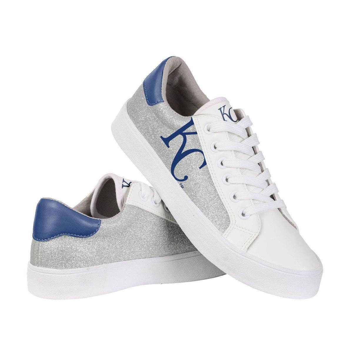 FOCO Women's FOCO Kansas City Royals Glitter Sneakers, Main, color, 