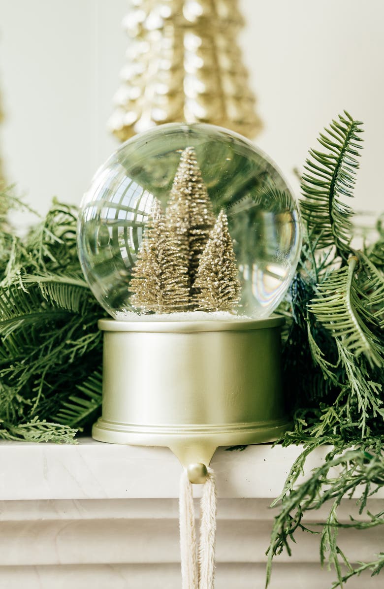 Rachel Parcell Snow Globe Stocking Hanger, Main, color,